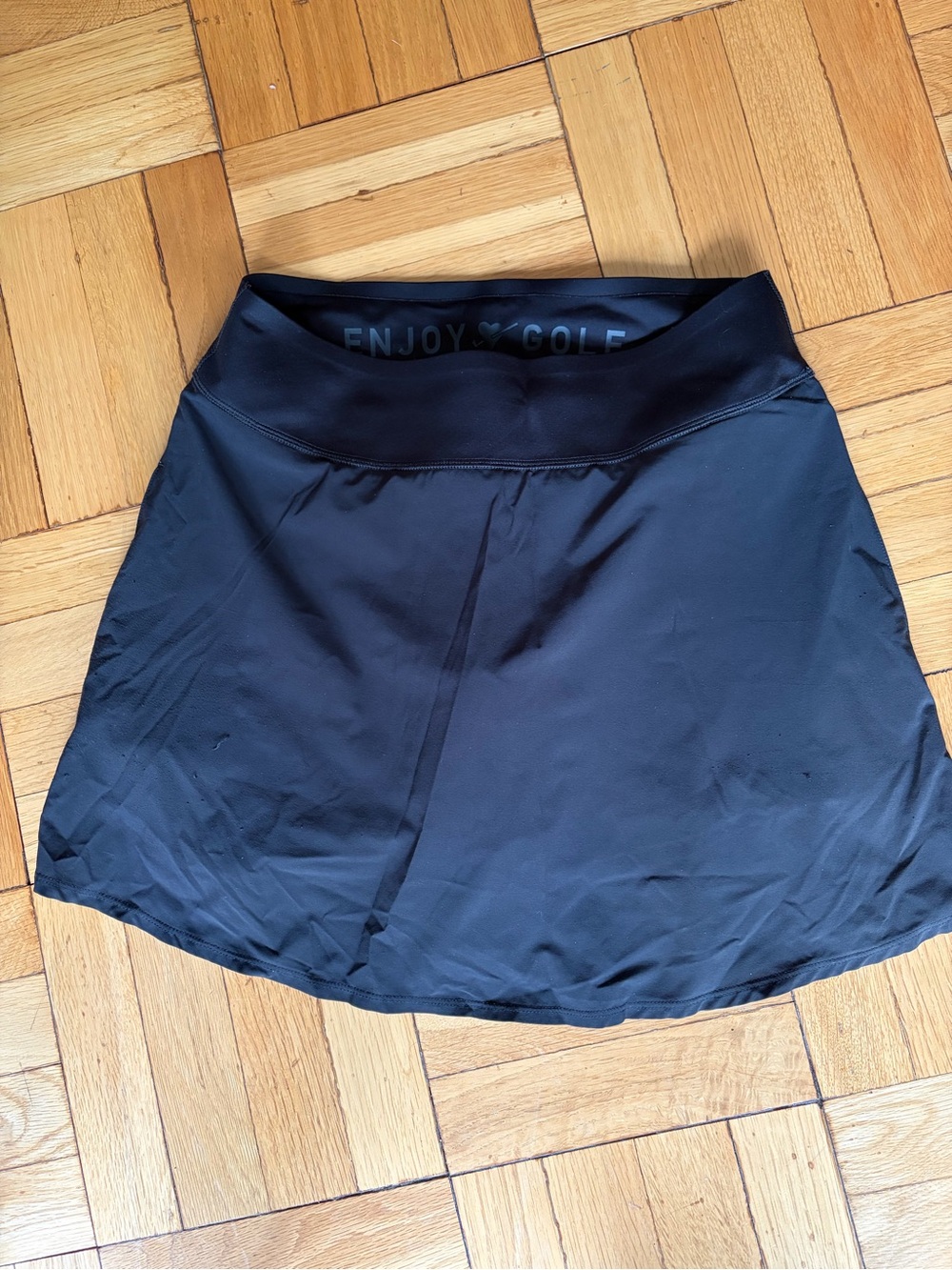 Puma Enjoy Golf Black Athletic Golf Skort Size Med. Tennis Pickleball. 3 Pockets